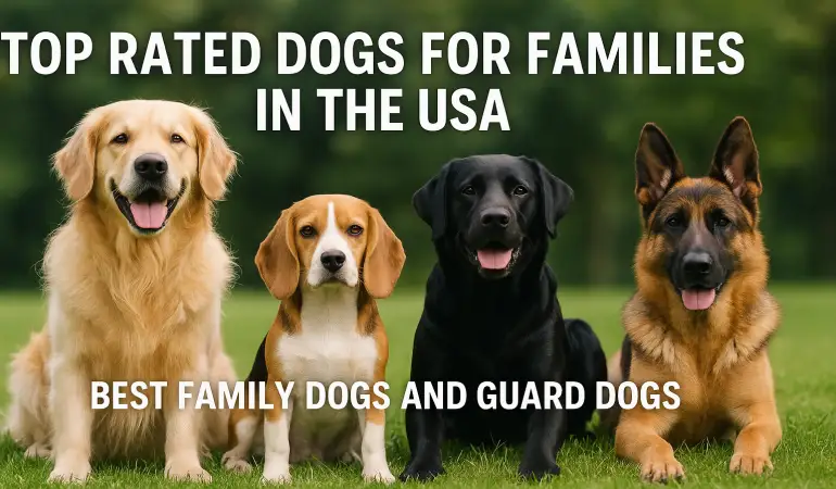 Top Rated Dogs for Families in the USA: Best Family Dogs and Guard Dogs