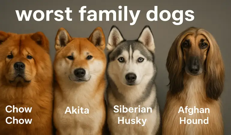 Worst Family Dogs: A Complete Guide to Challenging Breeds for Families