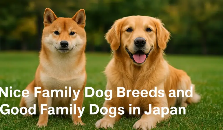 Nice Family Dog Breeds and Good Family Dogs in Japan