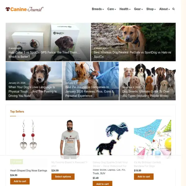 Canine Journal – Trusted Dog Breed, Health & Family Dog Advice